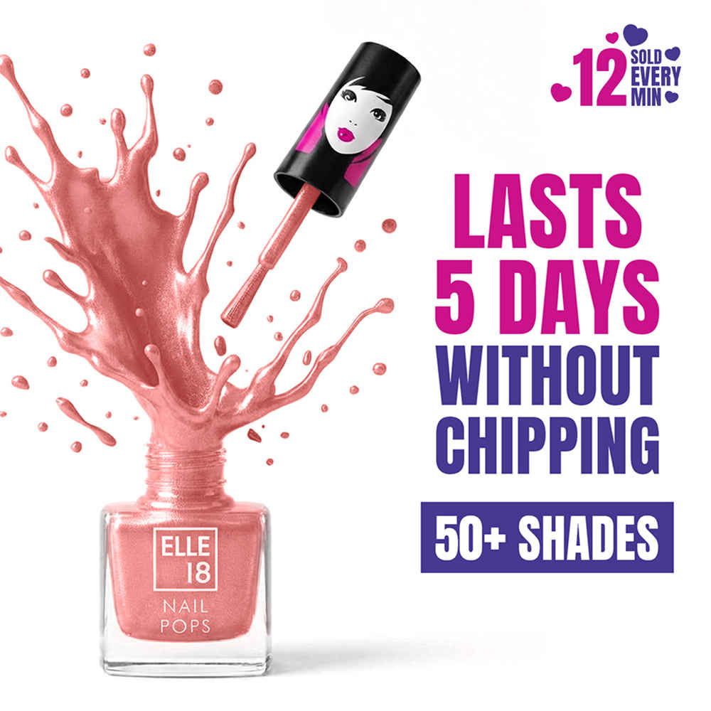Buy Elle18 Nail Pops Nail Color Shade 45 (5 ml) - Purplle