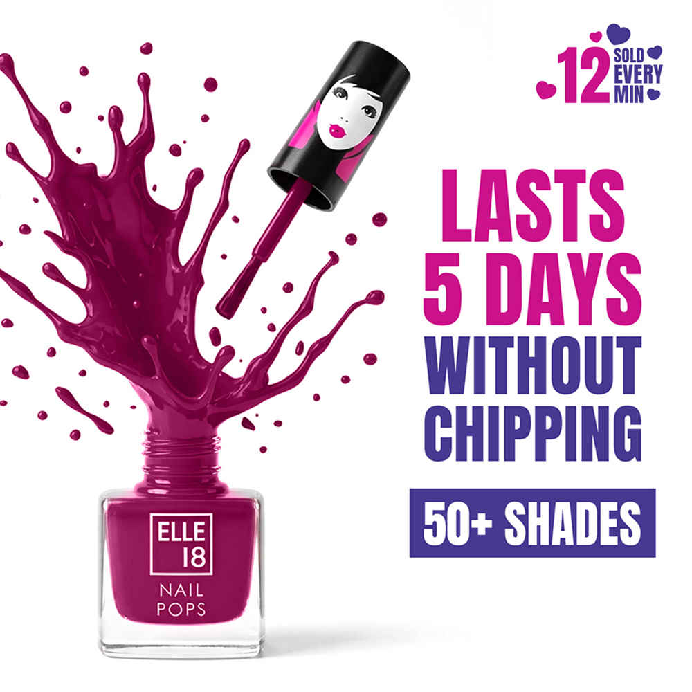 Buy Elle18 Nail Pops Nail Color, Shade 31, (5 ml) - Purplle