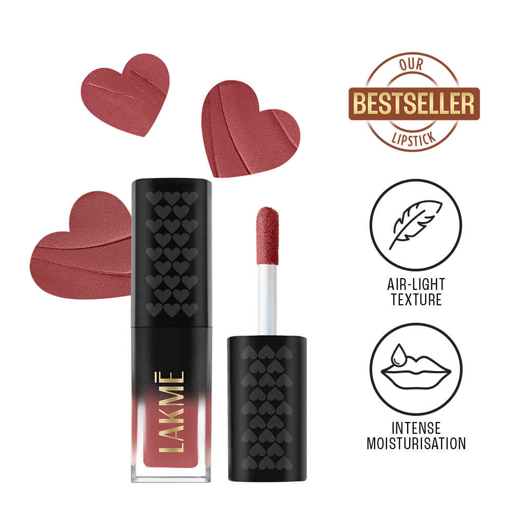 Buy Lakme Xtraordin-airy Lip Mousse Mini - Nude Naturalle - Velvet Matte Finish Airlight & Moisturizing Formula with Cocoa Butter Travel friendly - 1.8 gm - Purplle