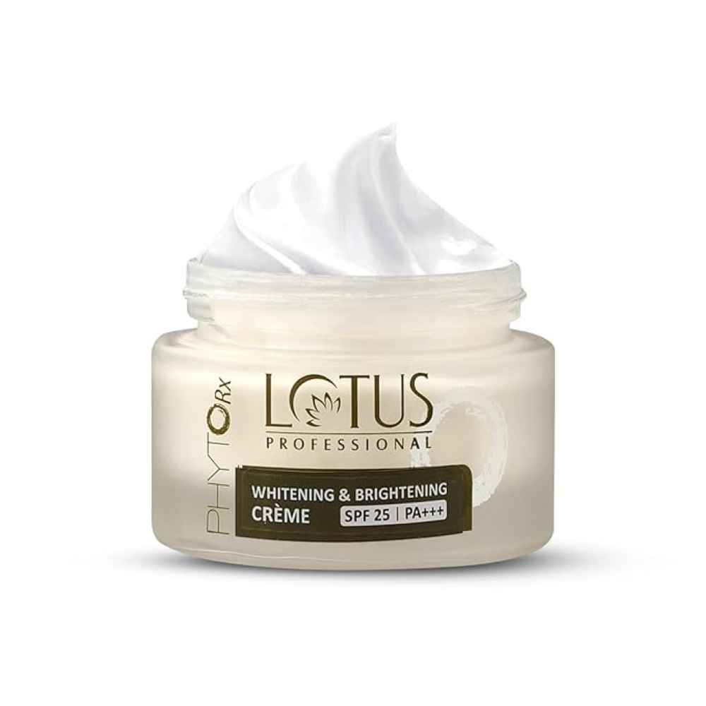 Buy Lotus Professional PhytoRx Whitening & Brightening Cream | SPF 25 | PA+++ | All skin types Preservative Free | 50 gm - Purplle