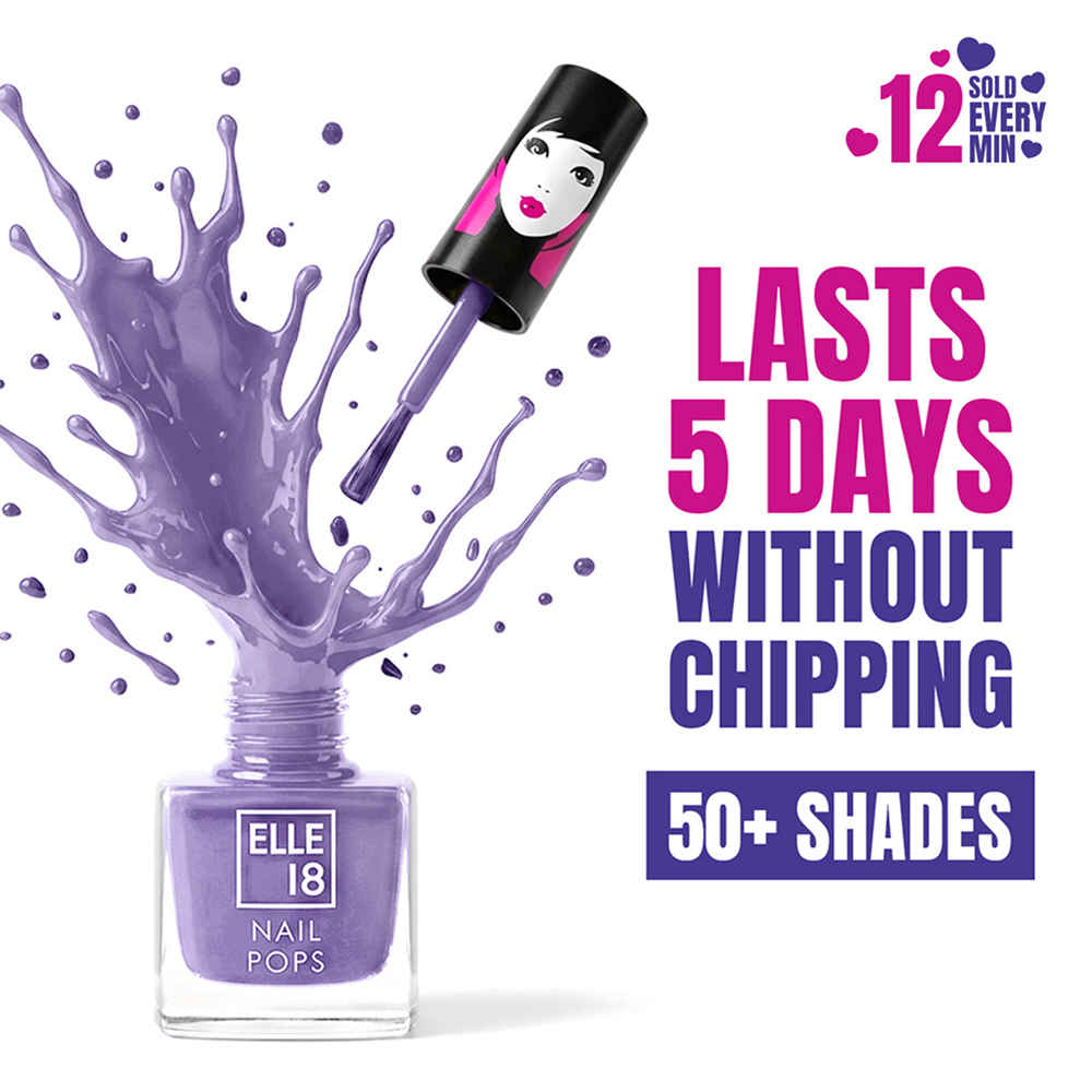 Buy Elle18 Nail Pops 186 5 ml - Purplle