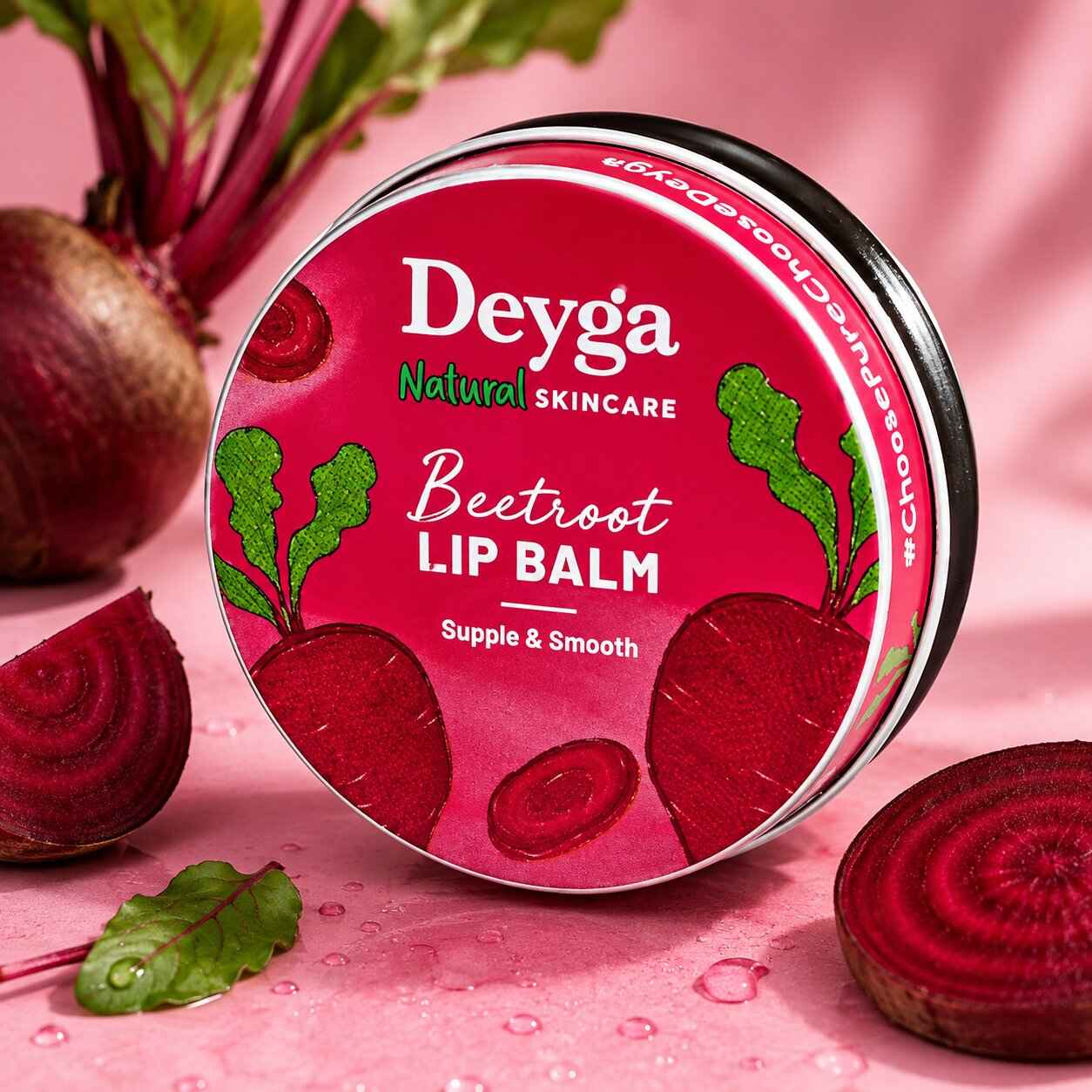 Buy Deyga Beetroot Lip Balm | Lip Care | For Dry & Chapped Lips | For Pigmented Lips | For Women & Men (Classic Lip Balm), 1 Count 10 gm - Purplle