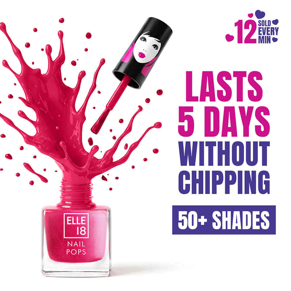 Buy Elle18 Nail Pops Nail Color - Shade 121 (5 ml) - Purplle