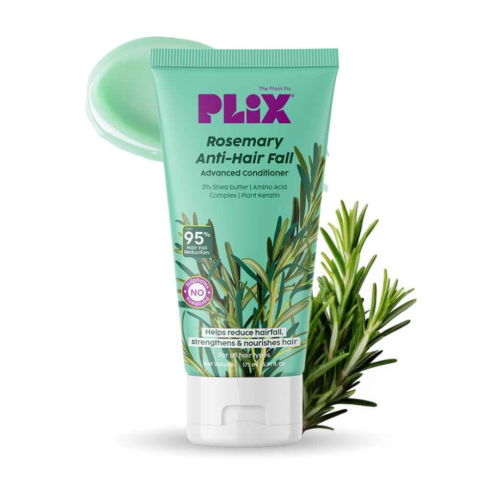 Buy PLIX Rosemary Advanced Anti Hair Fall Conditioner With Rosemary For Reducing Hair Loss, Breakage| | All Hair Types | Men & Women | Sulphate & Parabeen Free| 175 ml - Purplle