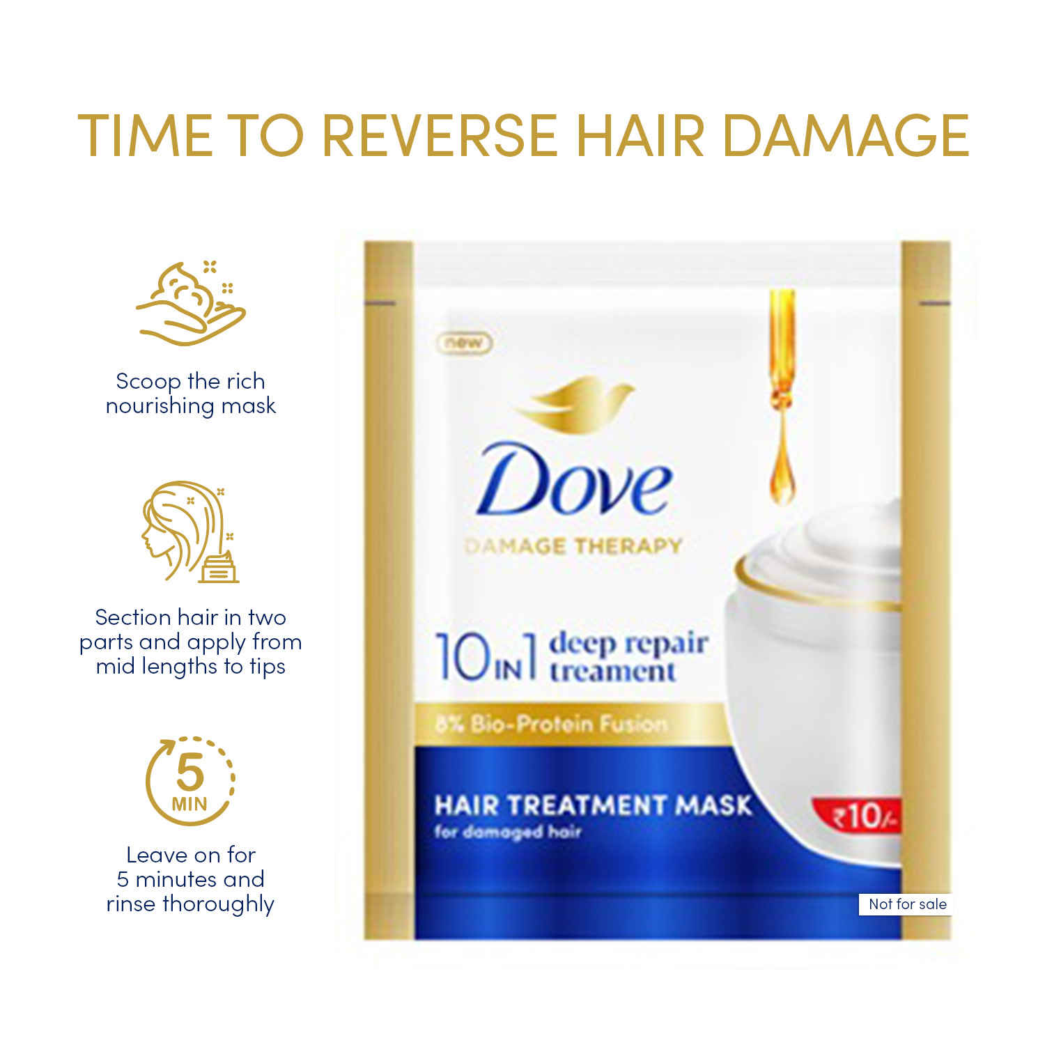 Buy Dove Hair Mask 1 pc - Purplle
