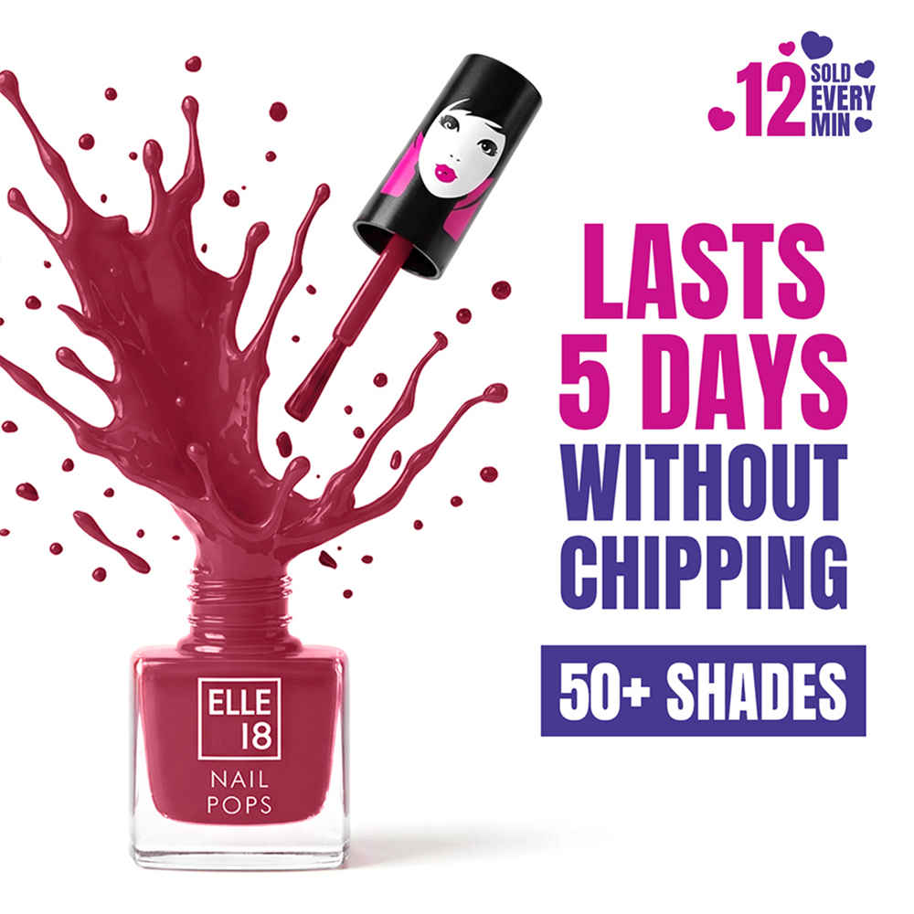 Buy Elle18 Nail Pops Nail Color - Shade 46 (5 ml) - Purplle