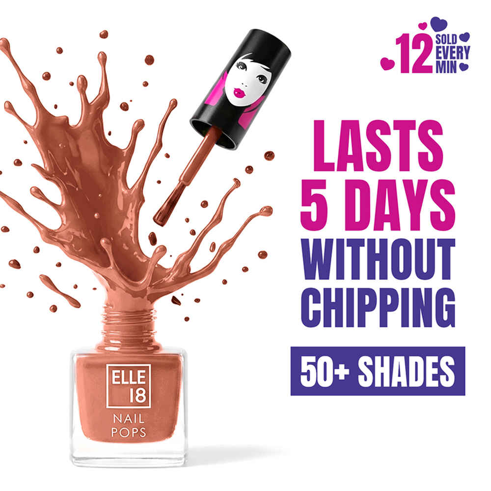 Buy ELLE 18 NAIL POPS 193 5 ml - Purplle