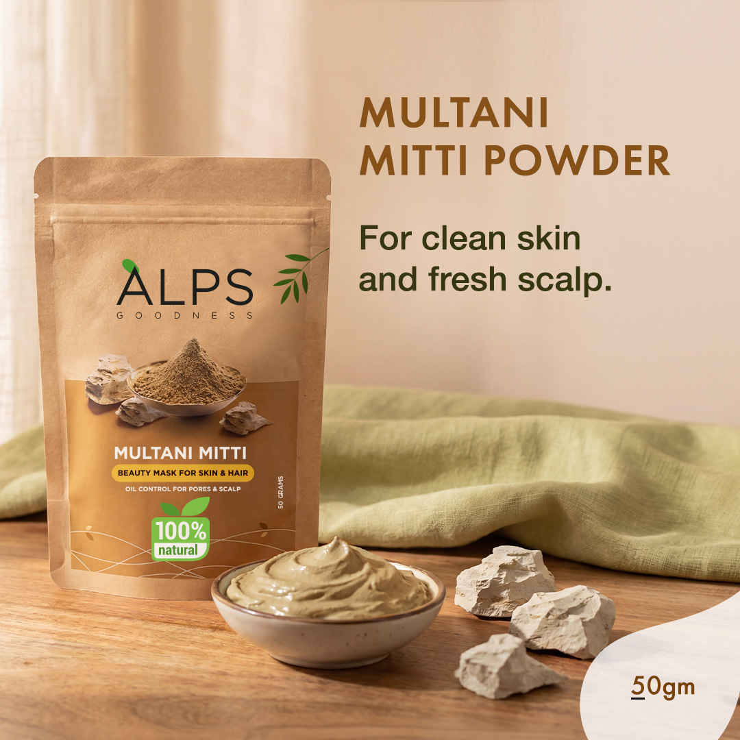 Buy Alps Goodness Multani Mitti Beauty Mask for Skin & Hair (50 gm) - Purplle