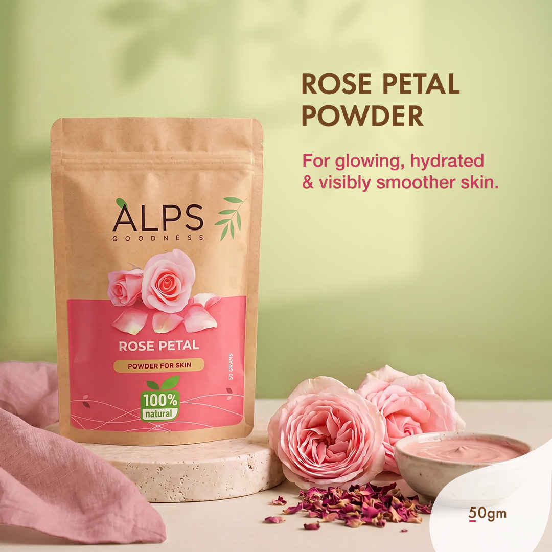 Buy Alps Goodness Rose Petal Beauty Mask for Skin (50 gm) - Purplle