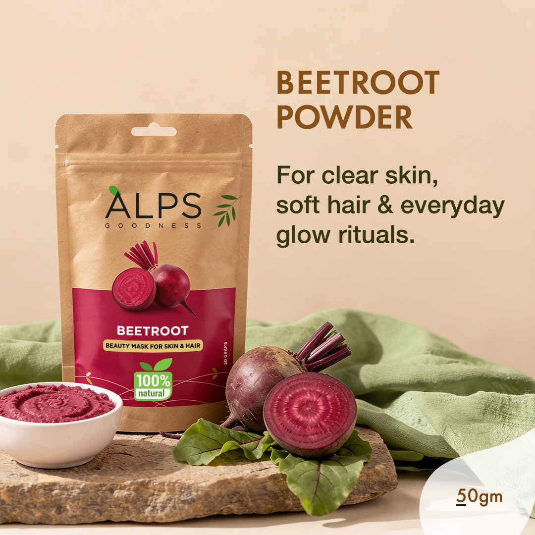 Buy Alps Goodness Beetroot Powder Beauty Mask for Skin & Hair (50 gm) - Purplle