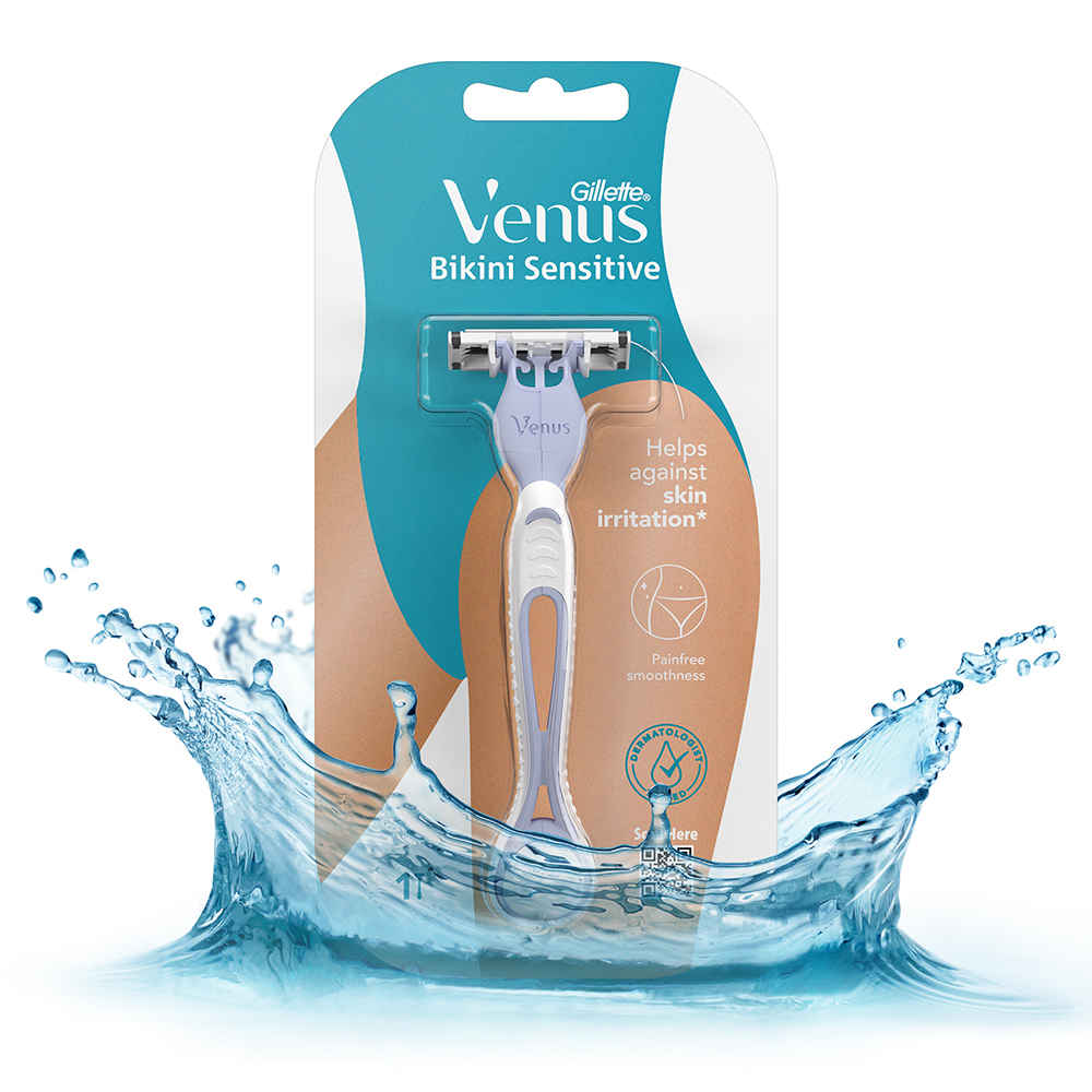 Buy Gillette Venus Bikini Sensitive Hair Removal Razor (1 pcs) - Purplle