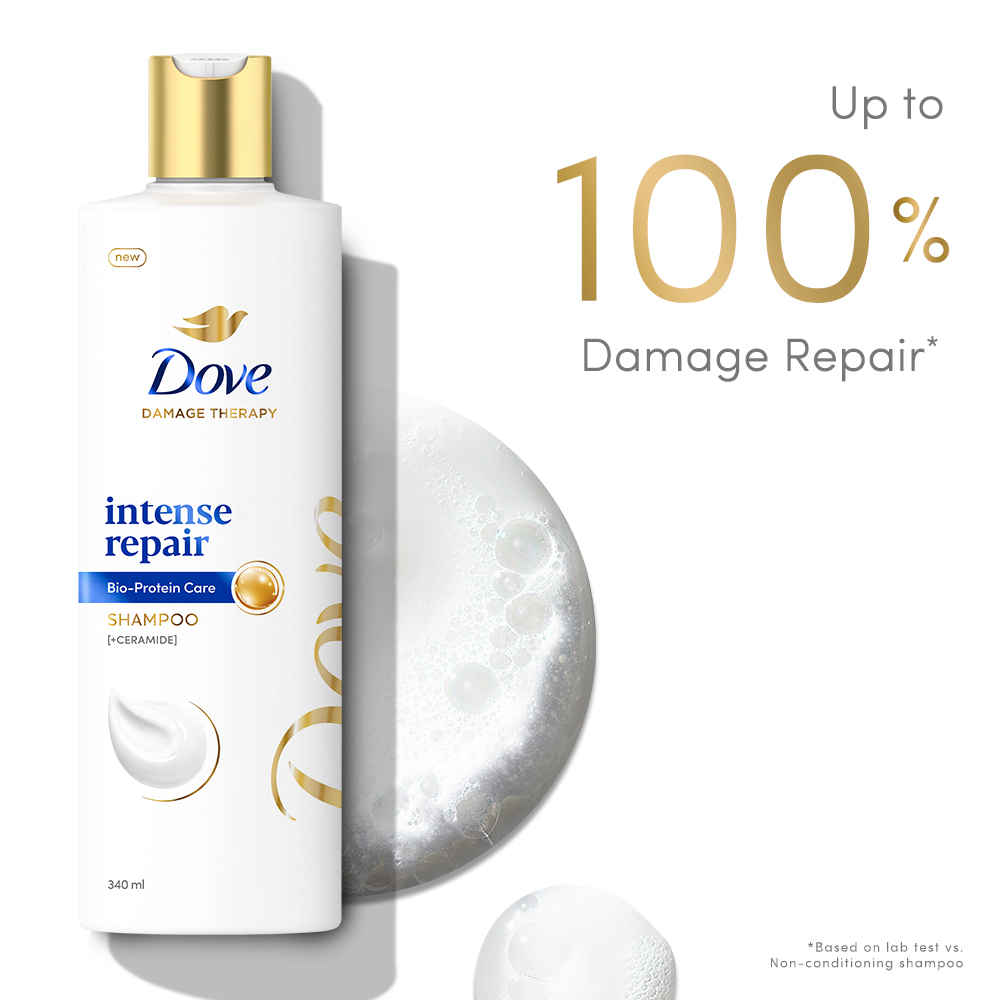 Buy Dove Intense Repair Shampoo (340 ml) - Purplle