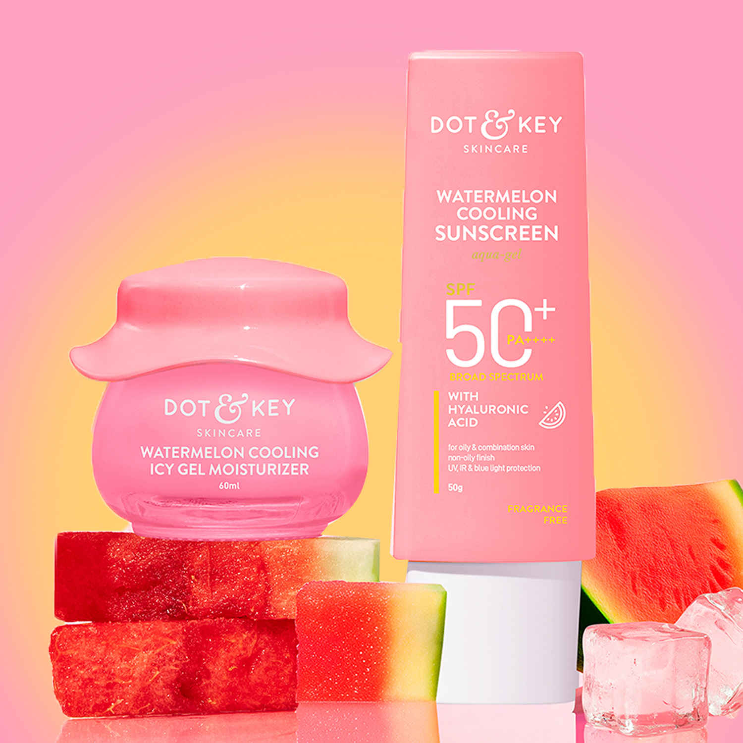 Buy Dot & Key Hydration + SPF 50 Protection Skin Care Kit Combo of 2 - Purplle