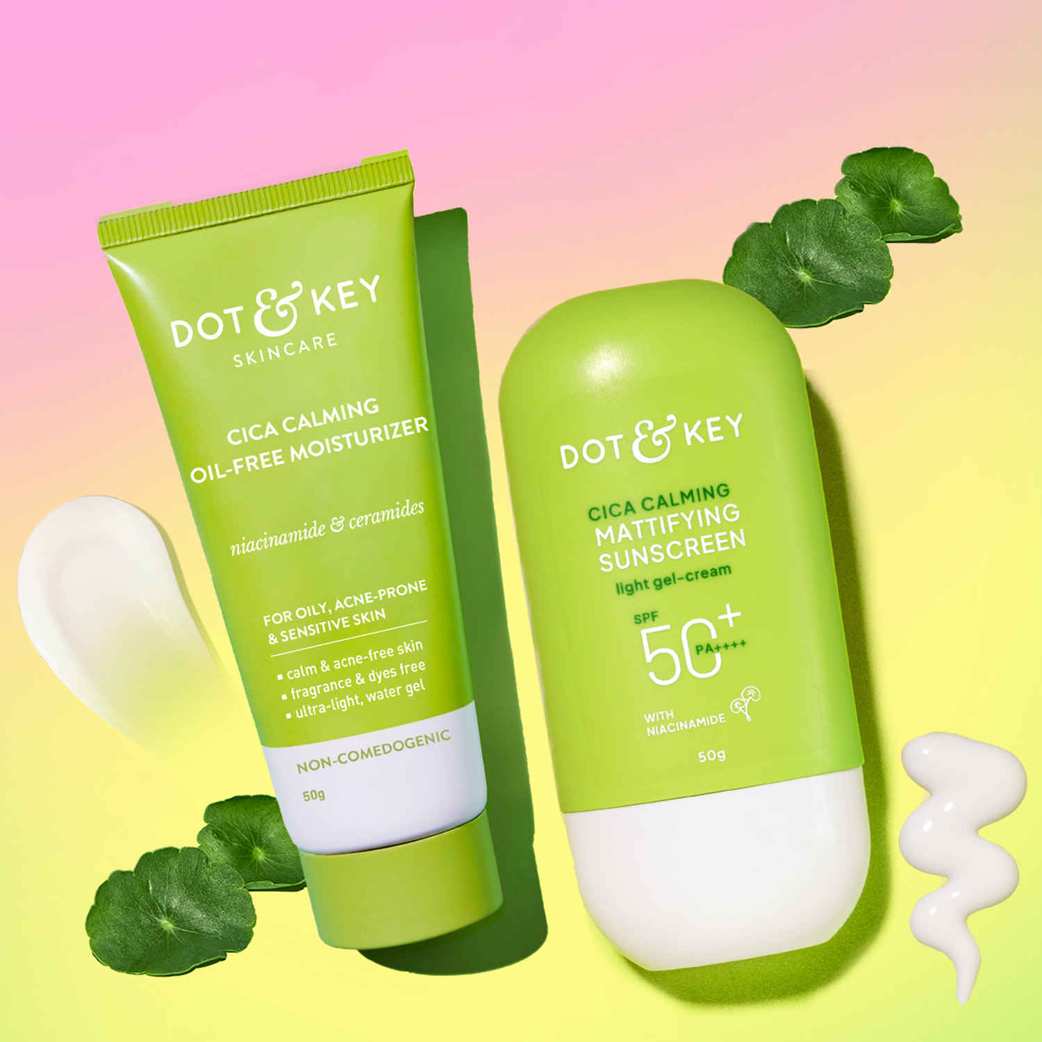 Buy Dot & Key CICA + Niacinamide Hydrating Skin Care Kit Combo of 2 - Purplle