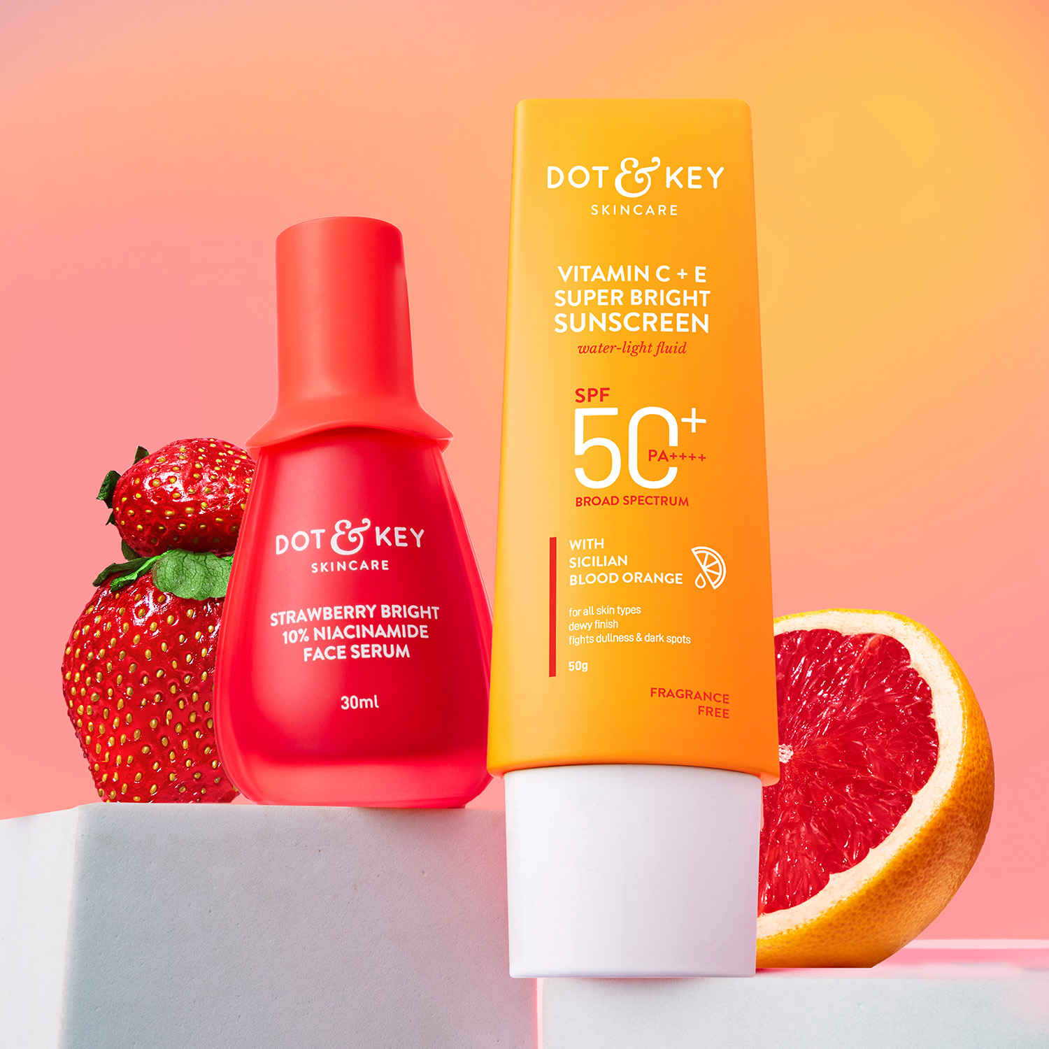 Buy Dot & Key Radiance Serum + Bright Shield Skin Care Kit Combo of 2 - Purplle