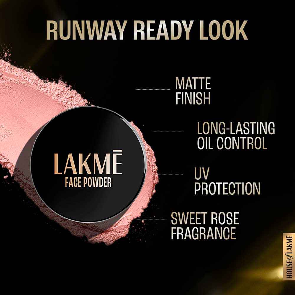 Buy Lakme Forever Matte Face Powder, Matte Finish, Oil Cointrol, for rosy glow, Warm Pink, 40 gm - Purplle