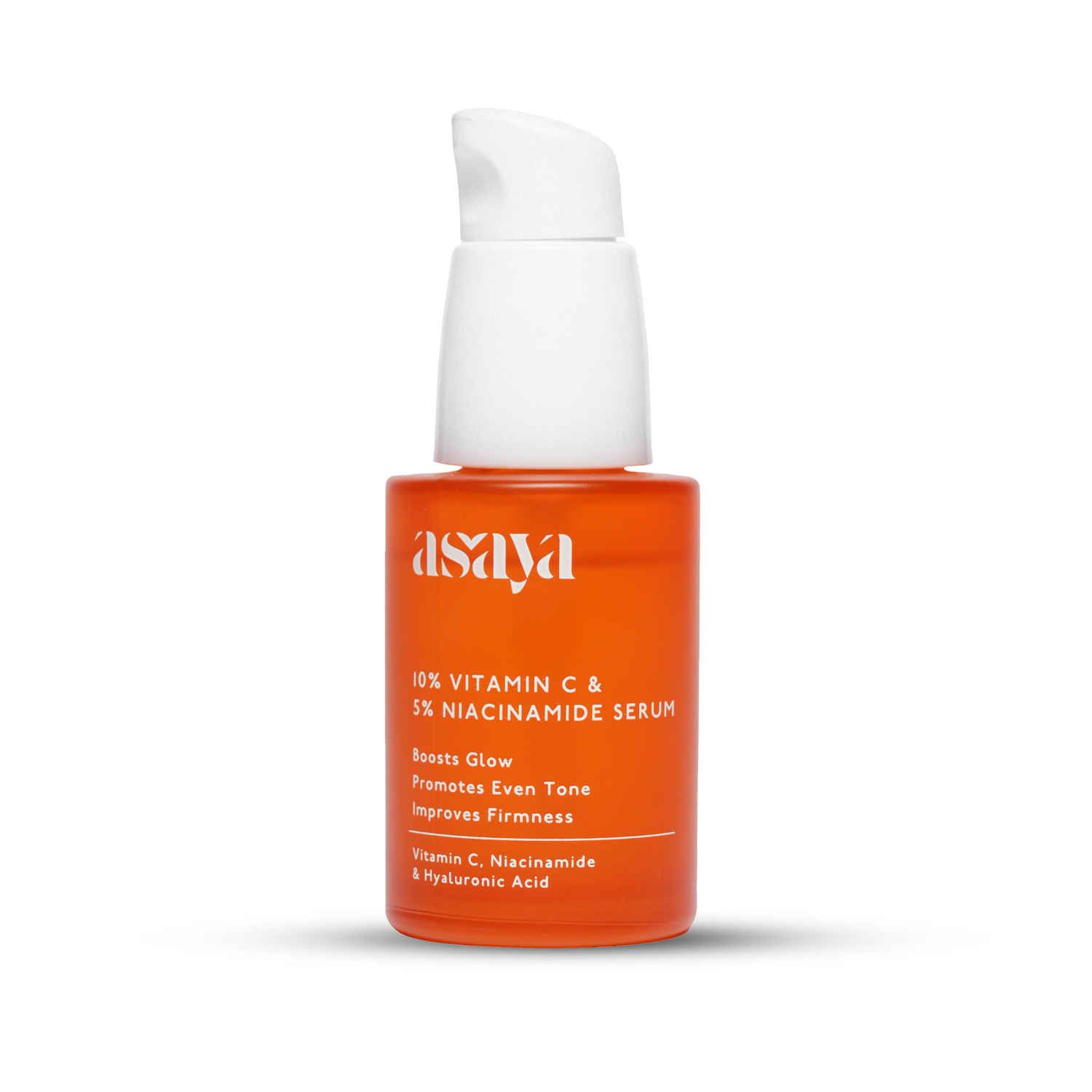 Buy Asaya 10% Vitamin C Serum for Brightening & Glowing Skin | With 5% Niacinamide & Hyaluronic Acid | Dark Spot Correcting & Barrier Support | 30 ml - Purplle