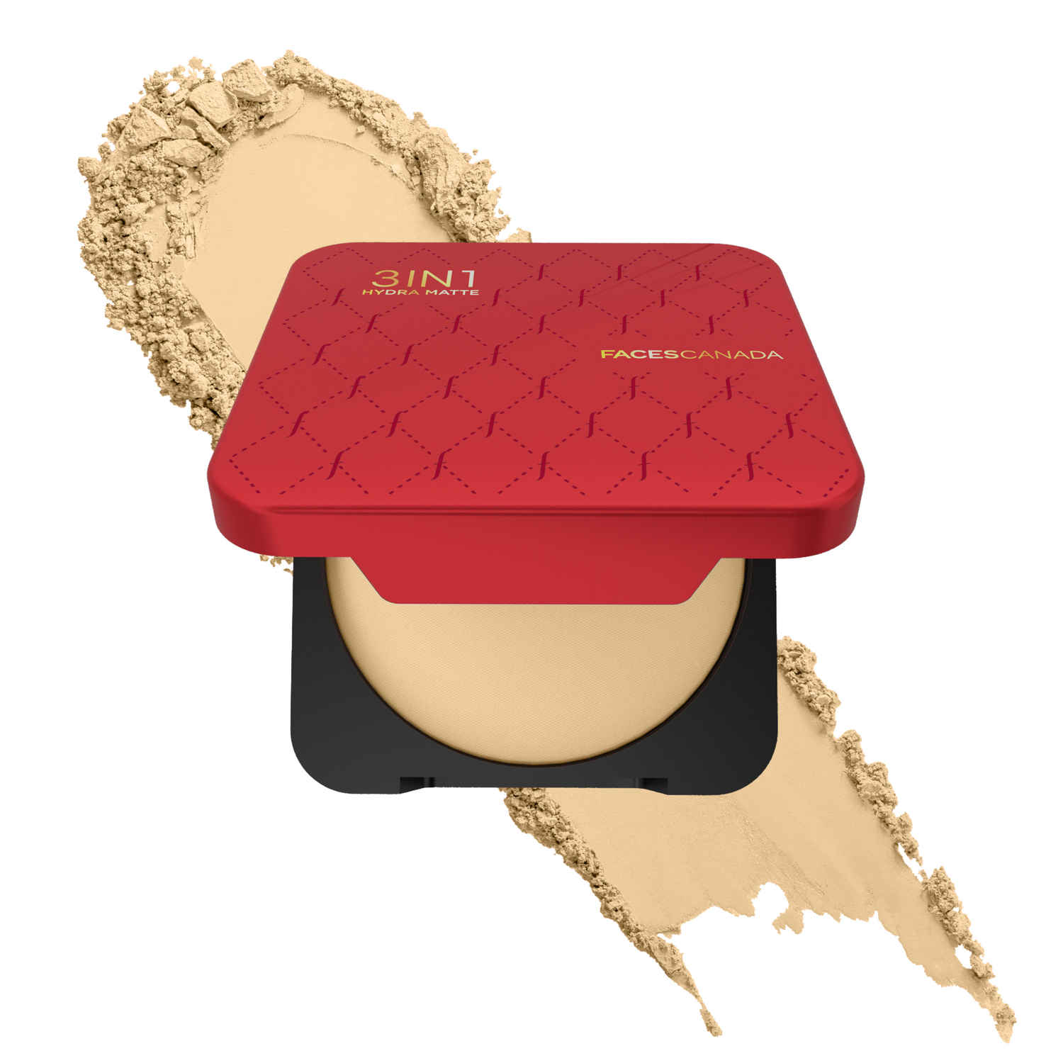 Buy FACES CANADA 3 in 1 All Day Hydra Matte Compact Ivory 01, 9 gm - Purplle