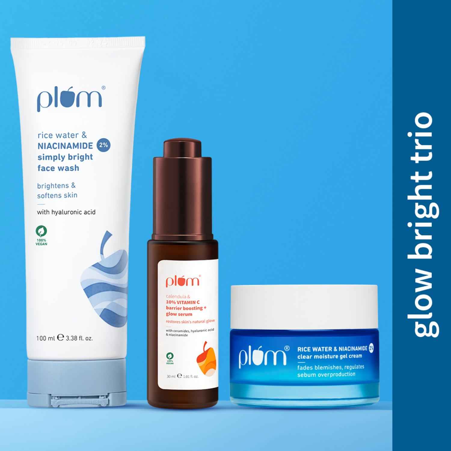 Buy Plum Essential Glow Trio with Vitamin C Goodness - Combo of 3 - Purplle