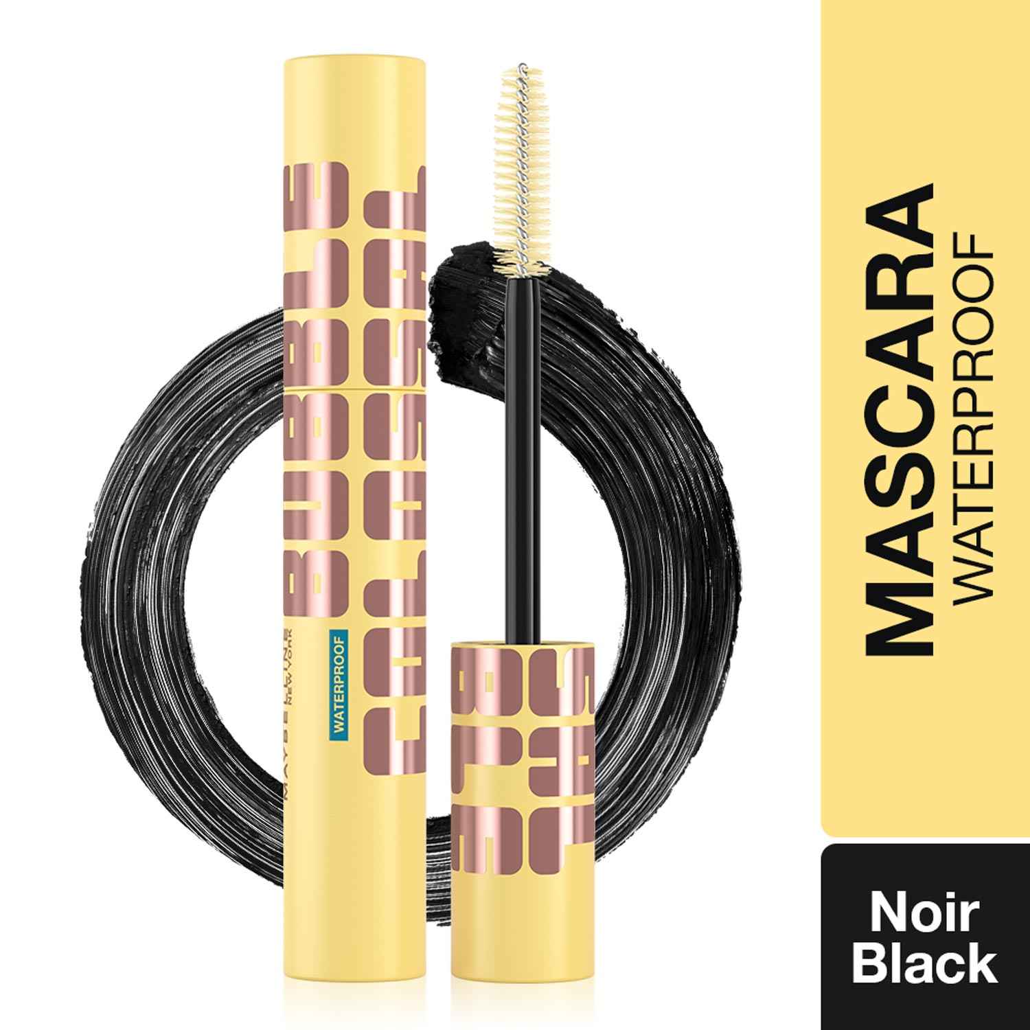 Buy Maybelline New York Colossal Bubble Volumizing Mascara Waterproof – Noir black - Volumizing & lightweight - 8.75 ml - Purplle