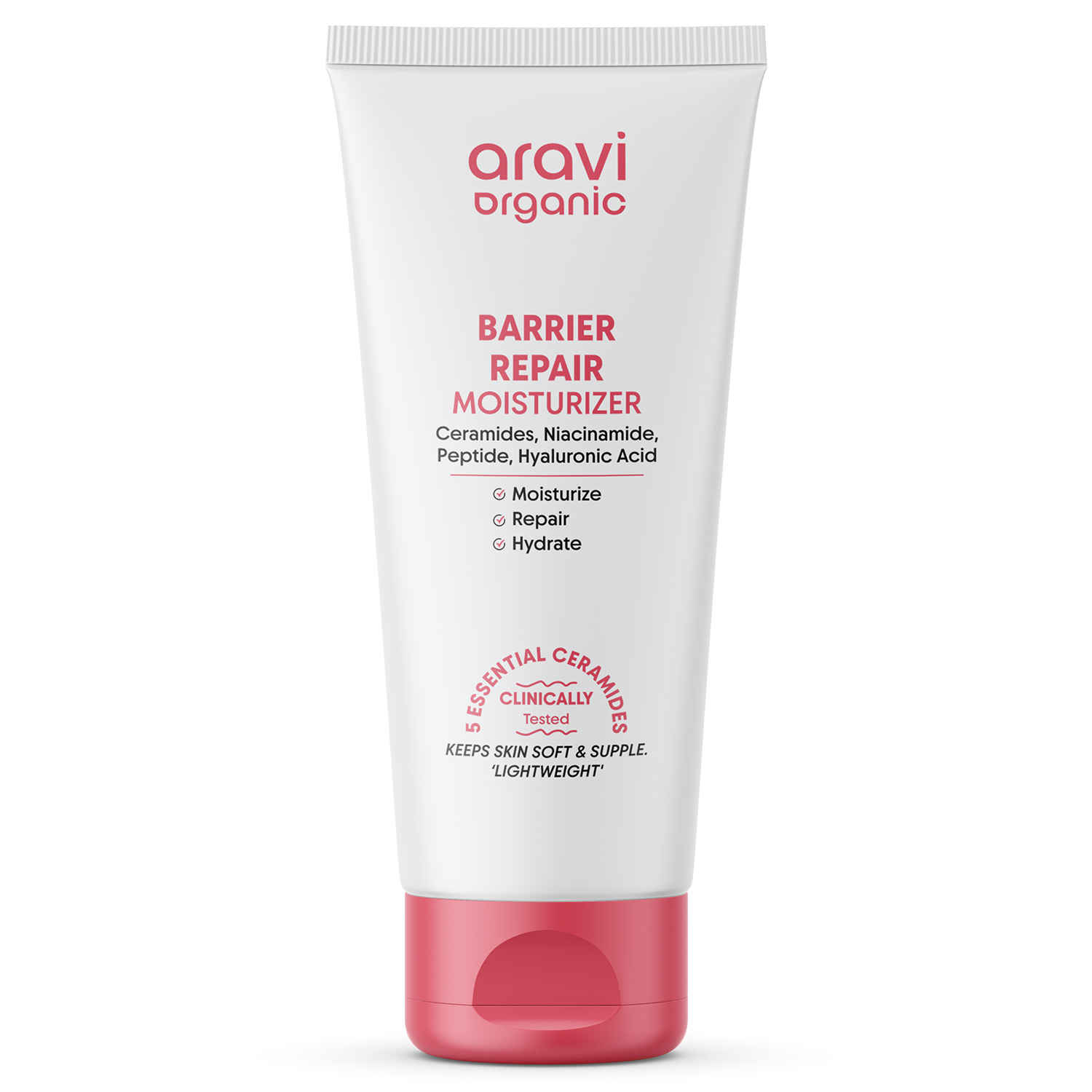 Buy Aravi Organic Advanced Barrier Repair Moisturizer | With Ceramide, Peptide, Hyaluronic Acid & Cica | For Deep Moisturizing, Strengthening & Skin Barrier Repair | For All Skin Types | 100 gm - Purplle