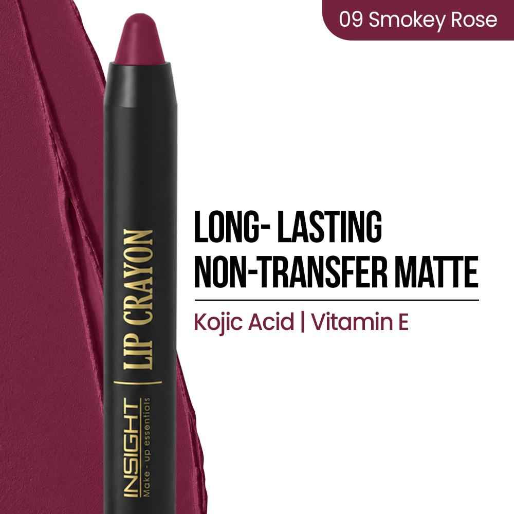 Buy INSIGHT Lip Crayon - Smokey Rose 7 gm - Purplle