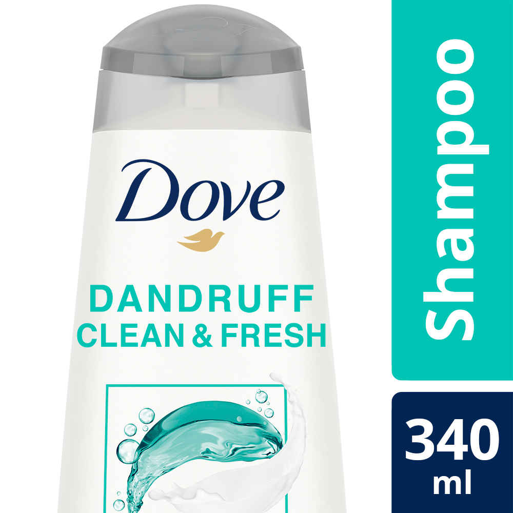 Buy Dove Dandruff Clean & Fresh Shampoo (340 ml) - Purplle