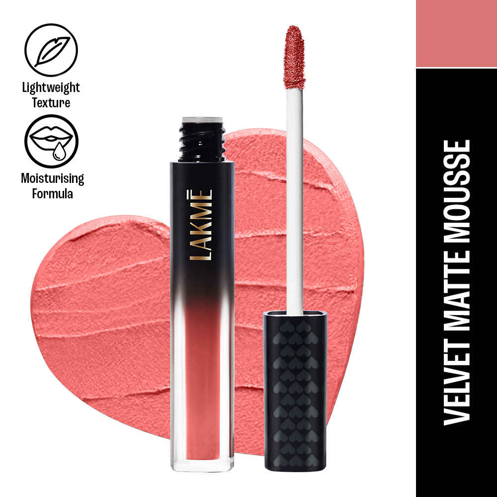 Buy Lakme Xtraordin-airy Lip Mousse, Nude Naturalle, 4.6 gm - Purplle