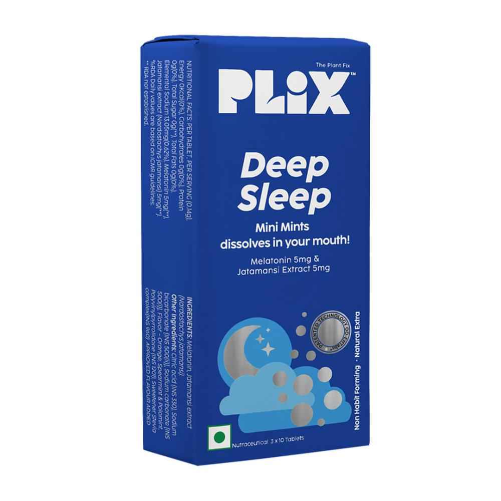 Buy PLIX Deep Sleep Mini Mints - Natural Sleep Aid for Better Sleep Quality (30 Mints) - Purplle