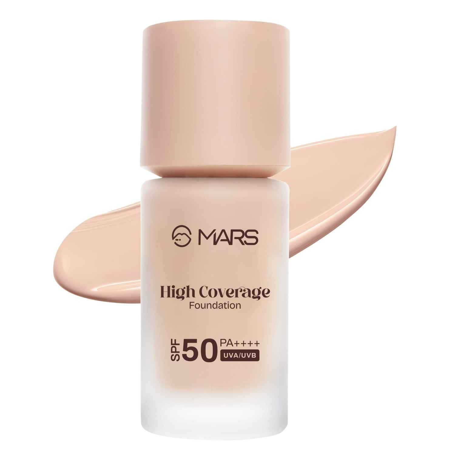Buy MARS High Coverage Liquid Foundation | Blemish Free & Blendable Foundation for Makeup (40 ml) (SHADE-01) - Purplle