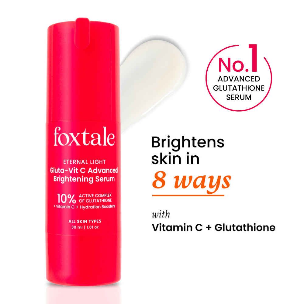Buy Foxtale 10% Glutathione + Vitamin C Brightening Face Serum| Sensitive Skin Safe 30 ml - Purplle