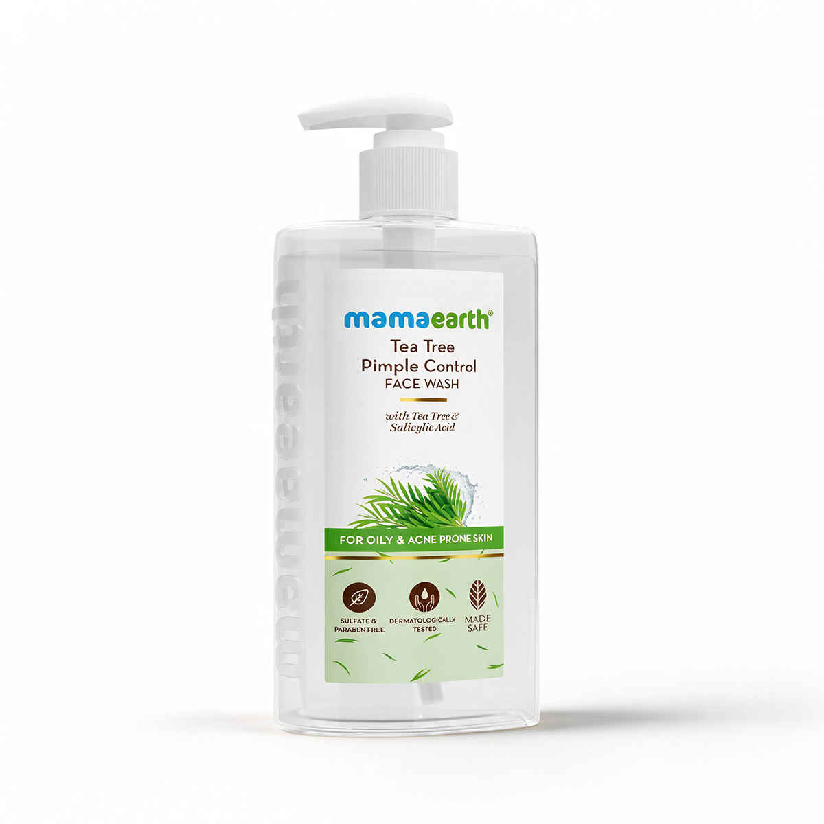 Buy Mamaearth Tea Tree Pimple Control Face Wash with Tea Tree & Salicylic for Oily & Acne-Prone Skin - 250 ml Controls Oil to Prevent Pimples | Crafted with Tea Tree & Salicylic Acid | Made Safe - Purplle