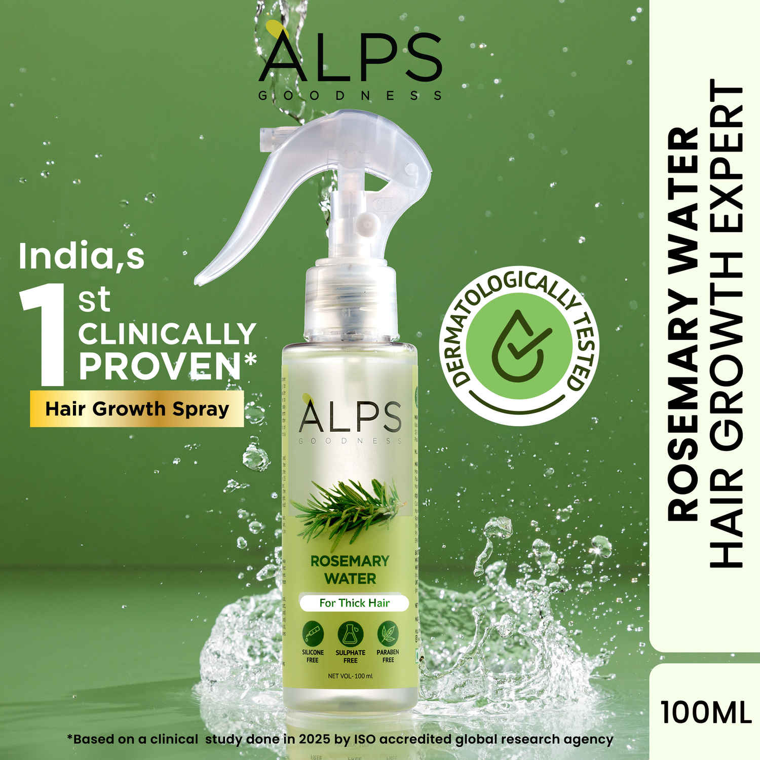 Buy Alps Goodness Rosemary Water (100 ml) | Rosemary water for hair | Hair Spray for Regrowth | Hair Growth Expert | Hair Growth Serum | Stops Hair Fall | Viral Rinse | Bestselling Spray - Purplle