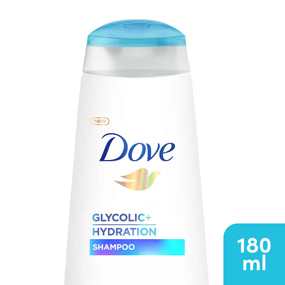 Buy Dove Glycolic Hydration Shampoo - 180 ml - Purplle