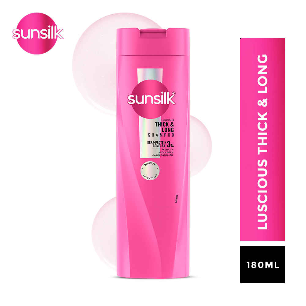 Buy Sunsilk Luscious Thick & Long Shampoo 180 ml - Purplle