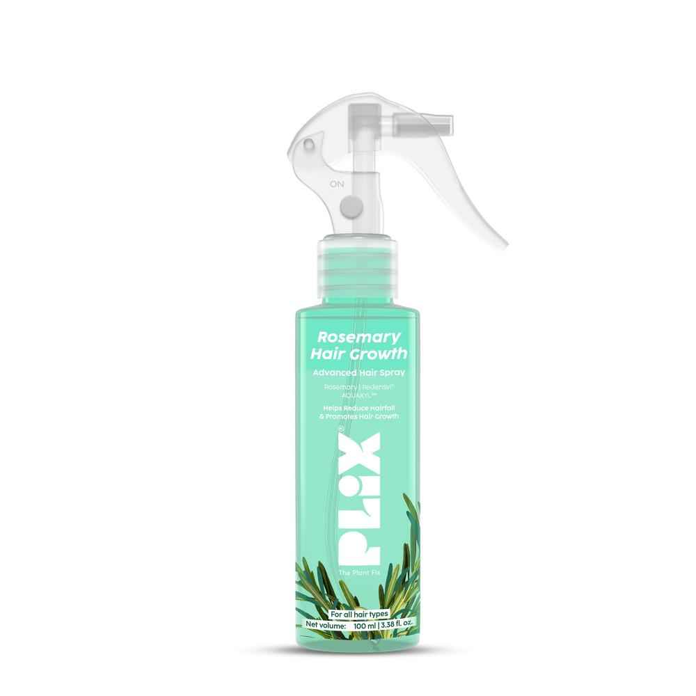 Buy PLIX Rosemary Hair Growth Advanced Hair Spray for fuller, thicker hair | Redensyl® & Rosemary Extract | Easy to Use | Mess-free | Stimulates Hair Follicles & Promotes Hair Growth | For All Hair Types | 100 ml - Purplle