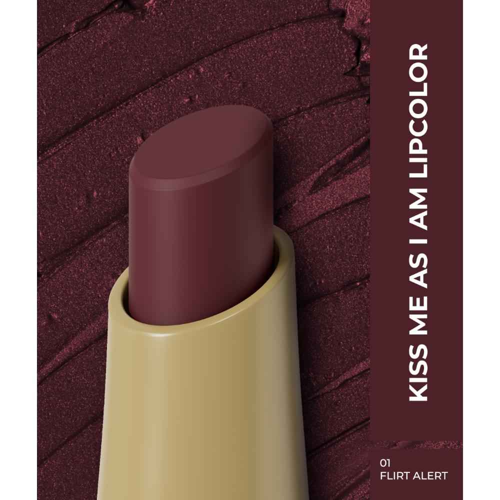 Buy Colorbar Kiss Me As I Am Lipcolor -Flirt Alert 1 1.2 gm - Purplle