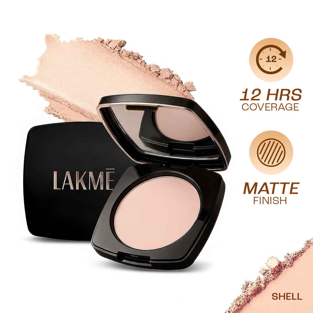 Buy Lakme The Original Collection Forever Matte Compact, Natural Shell, 9 gm - Purplle