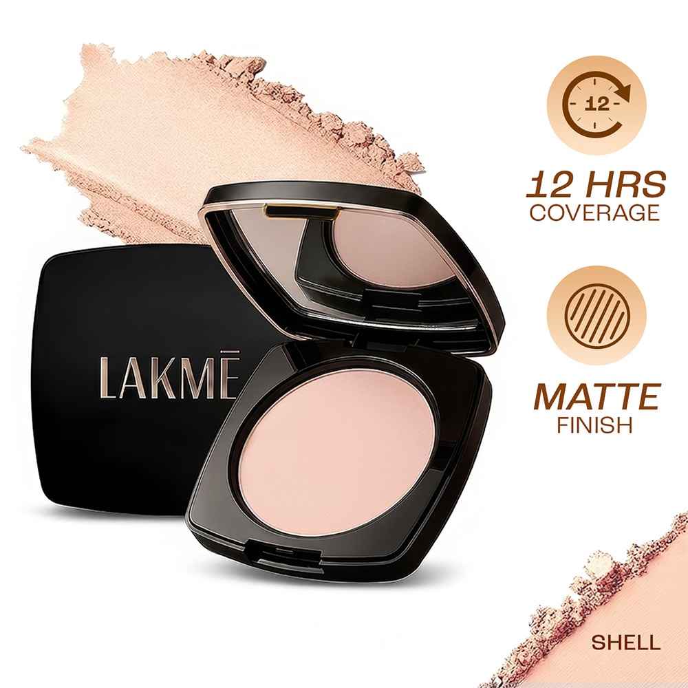 Buy Lakme The Original Collection Forever Matte Compact, Natural Shell, 9 gm - Purplle