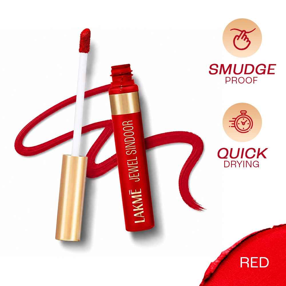 Buy Lakme Jewel Sindoor - Red - 5 ml - Purplle