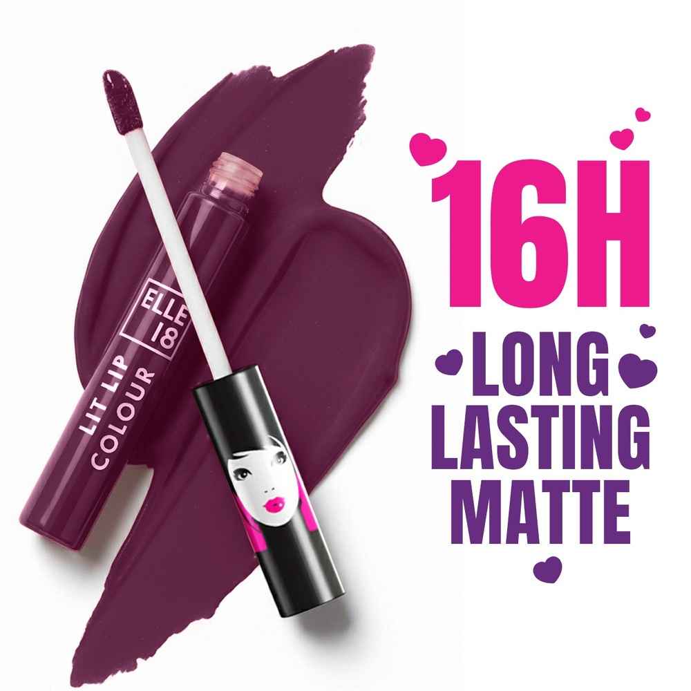Buy Elle18 Liquid Lip Color, Sangria Blanca, 5.6 ml - Purplle