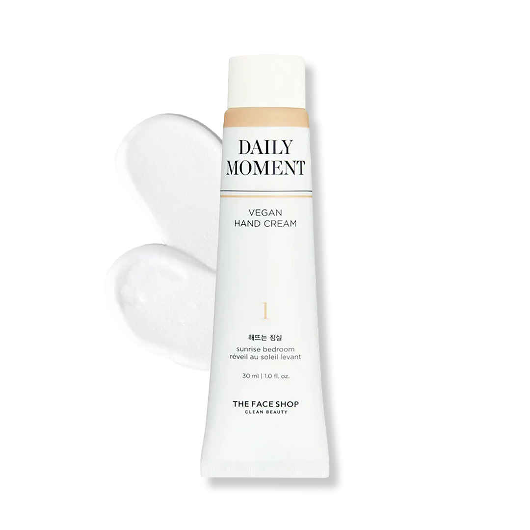 Buy The Face Shop The Face Shop Daily Moment Vegan Hand Cream - Sunrise Bedroom with Hyaluronic Acid & Shea Butter, Non-Greasy hand care cream 30 ml - Purplle