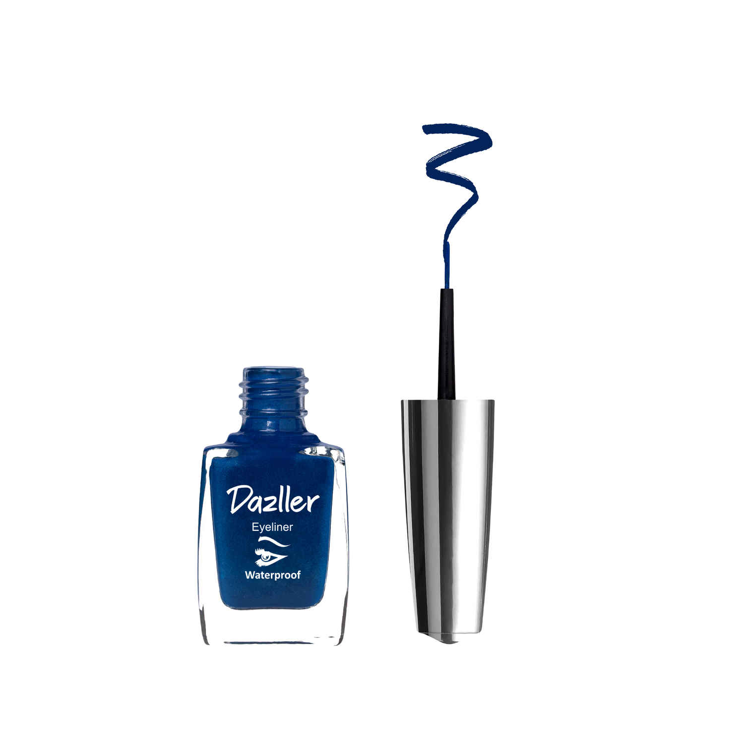 Buy Dazller Liquid Eyeliner | Waterproof | Precise Application | Smudge-proof | Vibrant Matte | Long Stay | Quick Dry | Budget-friendly value pack | Blue| 9.5 ml - Purplle