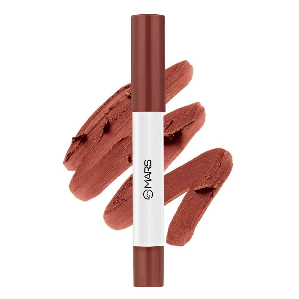 Buy MARS Cloud Kiss Soft-Matte Lip Crayon 11 - Stormy Brown 1.8 gm - Purplle