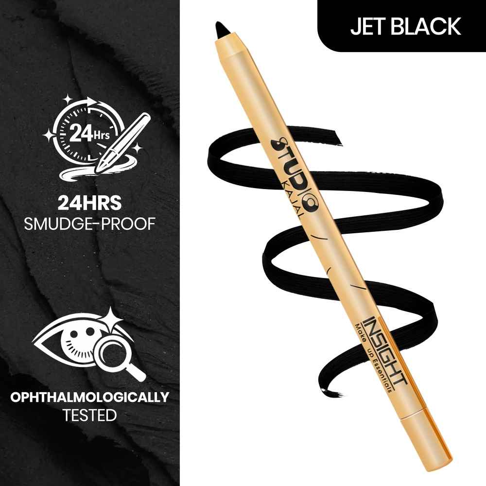 Buy Insight Cosmetics Studio Kajal - Black - 1.5 gm - Purplle