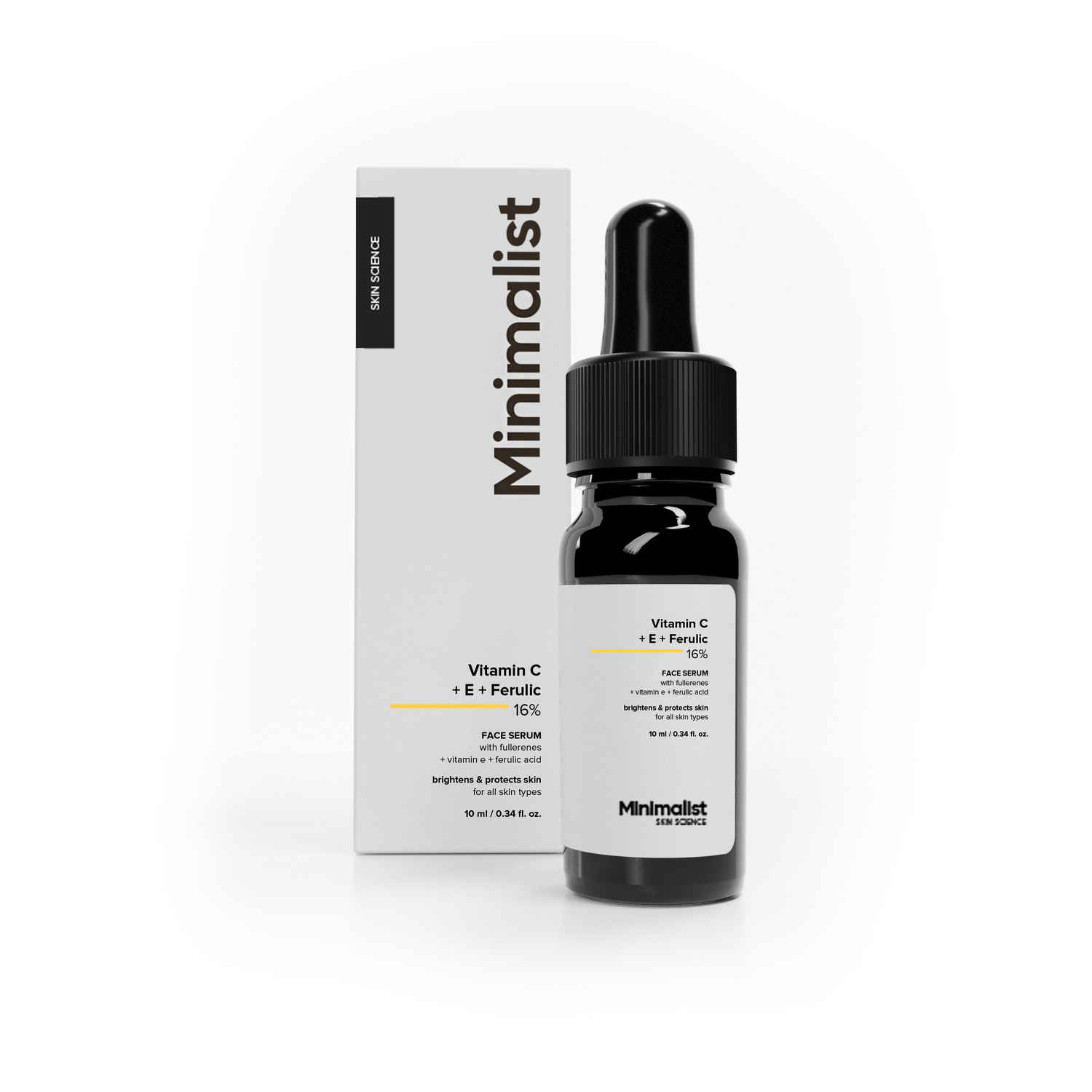 Buy Minimalist 16% Vitamin C Face Serum with Vitamin E & Ferulic Acid 10 ml - Purplle