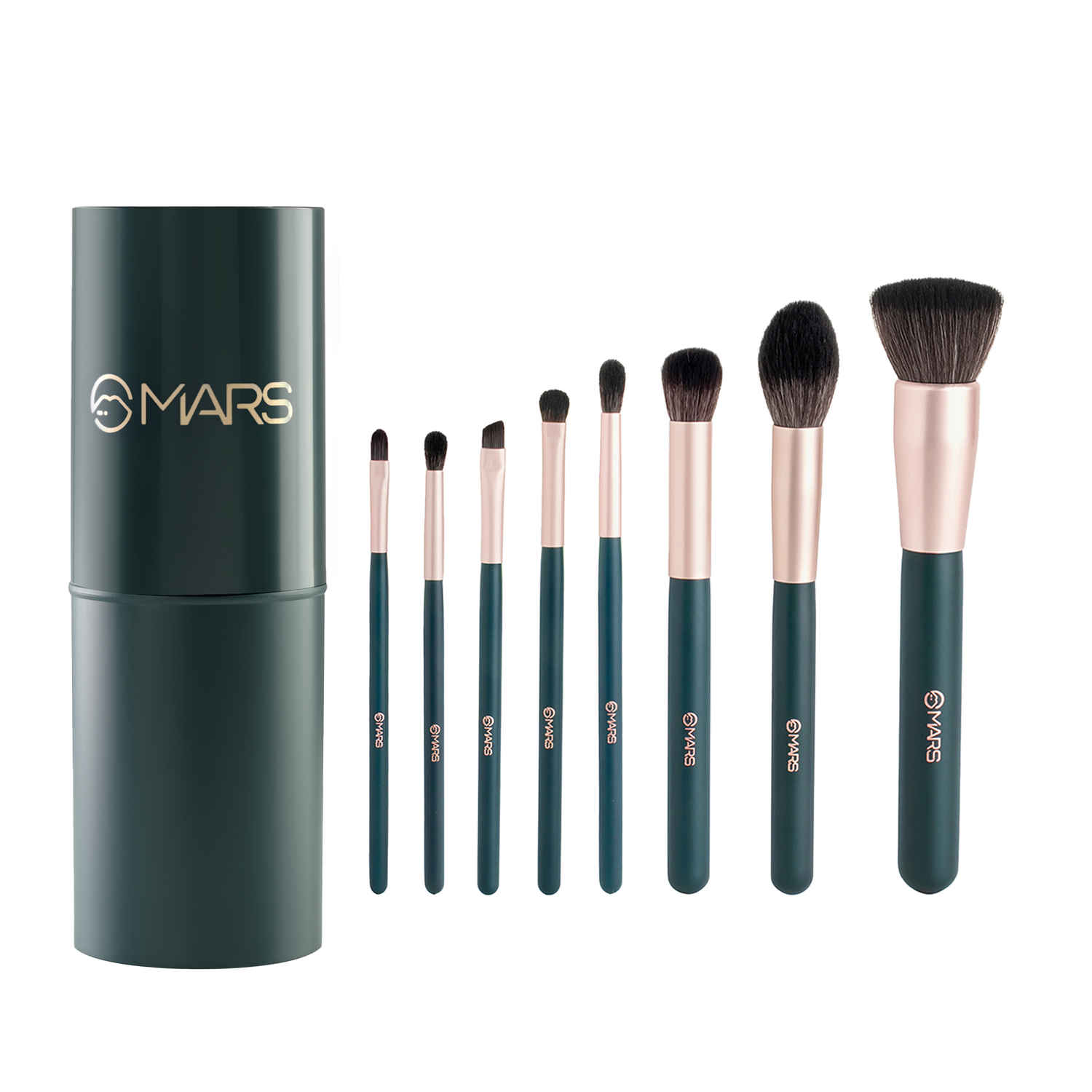 Buy MARS Tools of Titan Brush Set of 8 with Holder | Face Makeup Brush Set with Ultra Soft Bristles (PACK OF 8) - Purplle