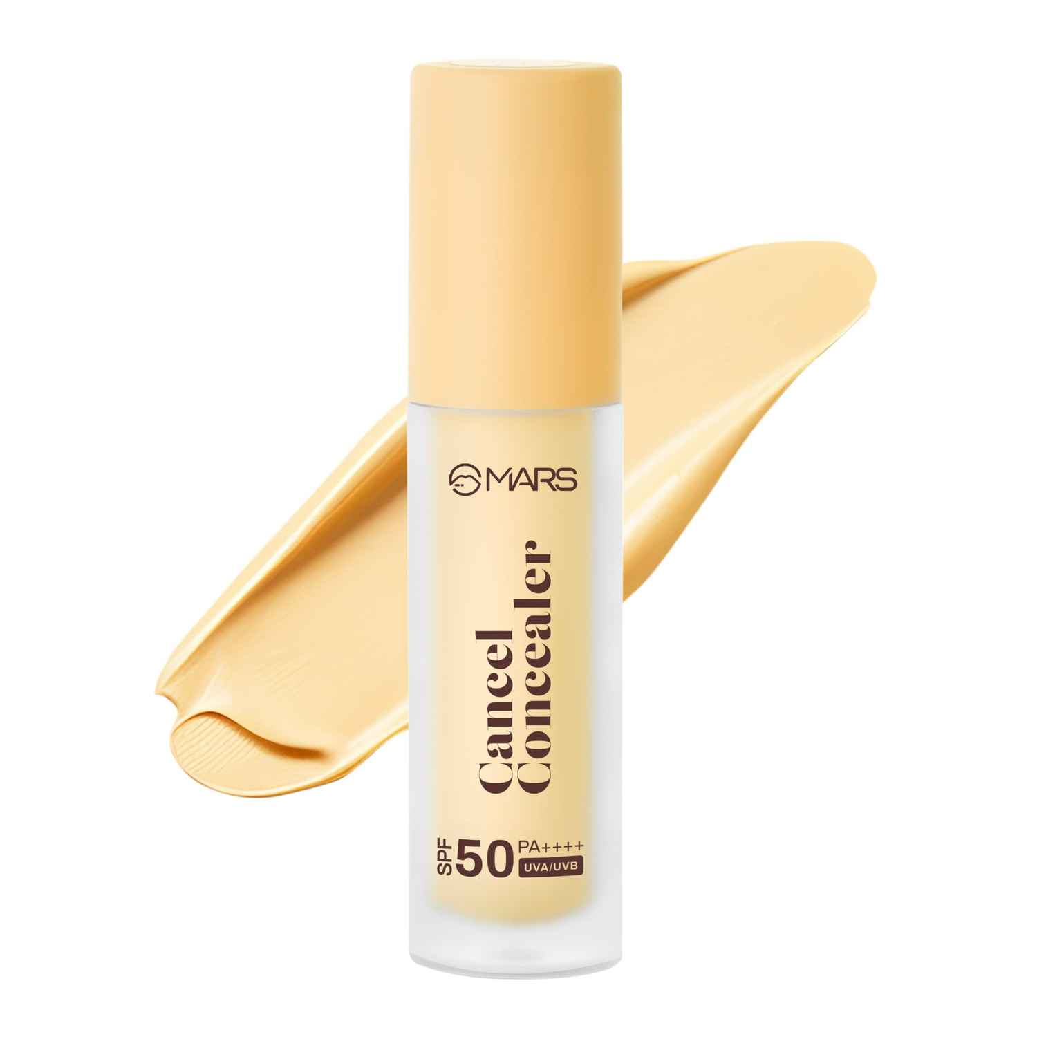 Buy MARS Cancel Concealer for Face Makeup with Radiant Natural Finish | 02-Yellow | 6 ml | Lightweight | Medium to High Coverage | Long-Lasting & Multi-Purpose | Crease Resistant - Purplle