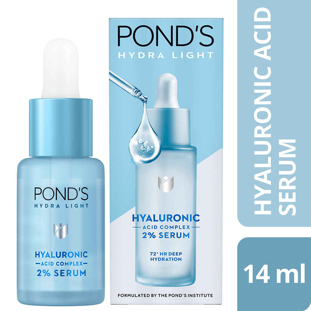 Buy Ponds Hydra Miracle hyaluronic acid complex 2% Serum | 14 ml - Purplle