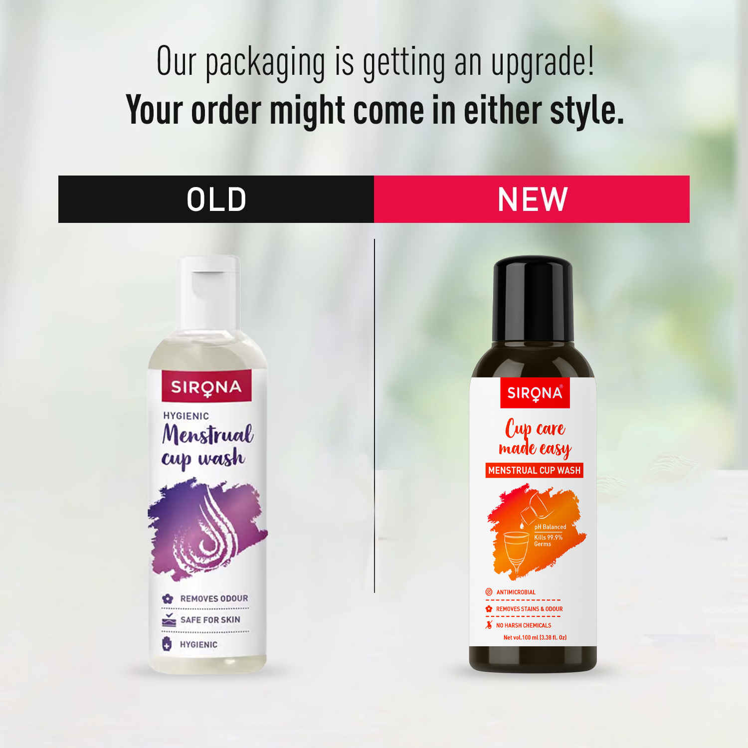 Buy Sirona Hygiene Menstrual Cup Wash - 100 ml - Purplle